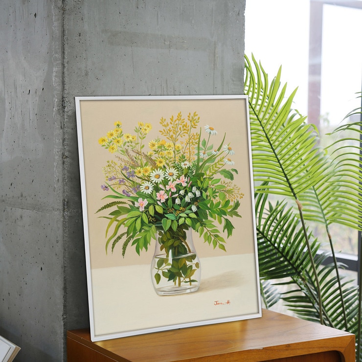지클레 그림 액자 (80 x 60cm 또는 60 x 80cm) - 아름다운 야생화