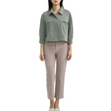 르샵 여성 셔츠 재킷 - 카키, L