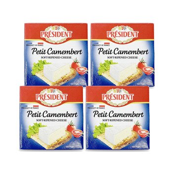 프레지덩 쁘띠까망베르 125g x 4