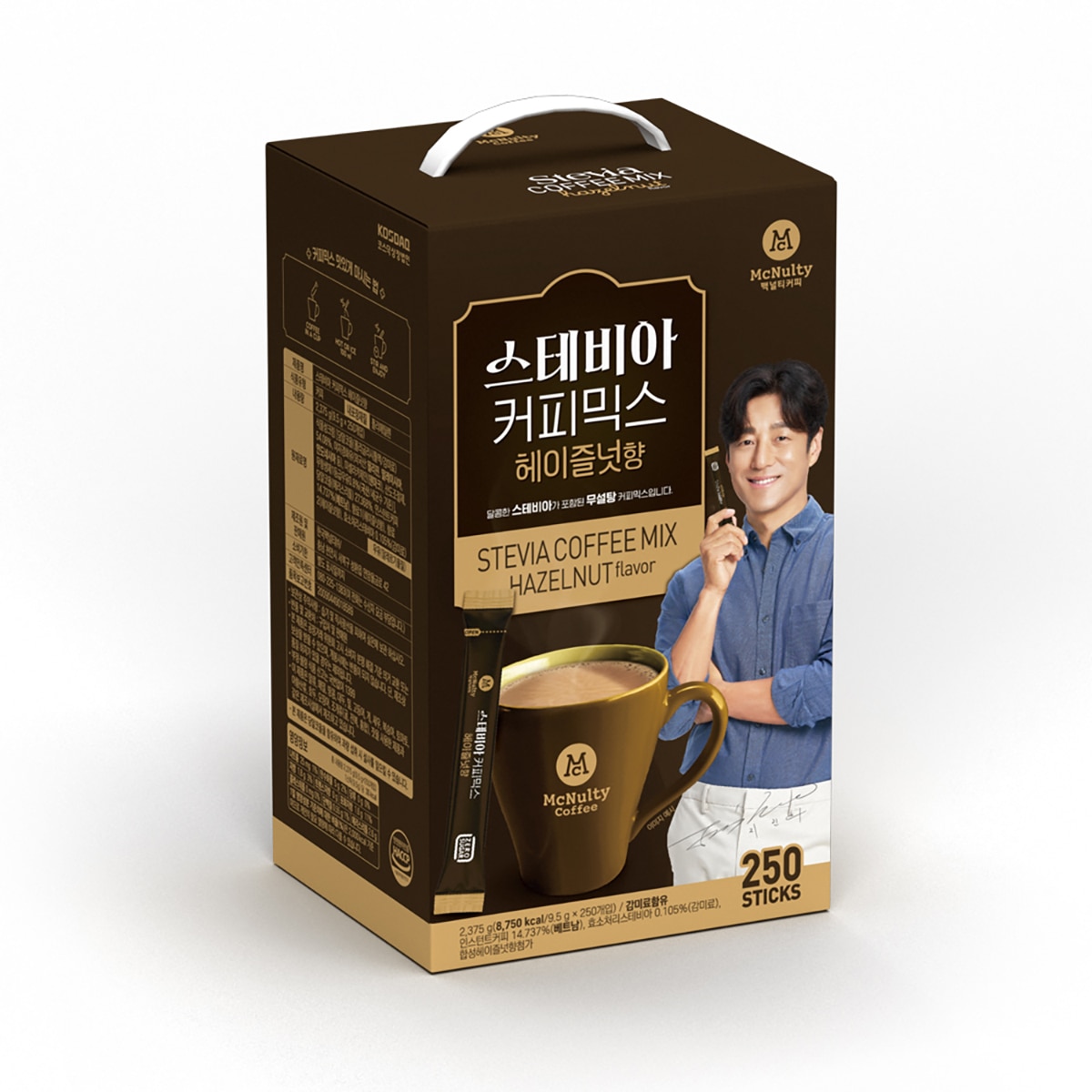 맥널티 헤이즐넛 스테비아 커피믹스 9.5g X 250입