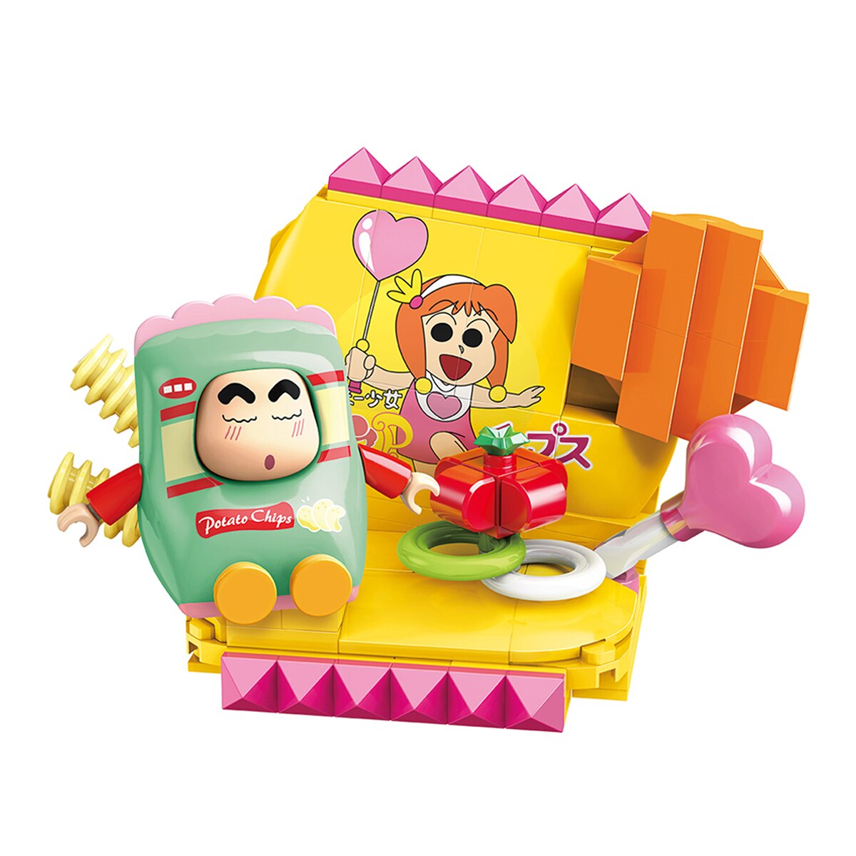 Keepplay 짱구 블럭 피규어 음식 시리즈 3종