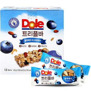 Dole 트리플 바 블루베리 35g x 12개x 3박스 Dole 트리플 바 블루베리 35g x 12개x 3박스