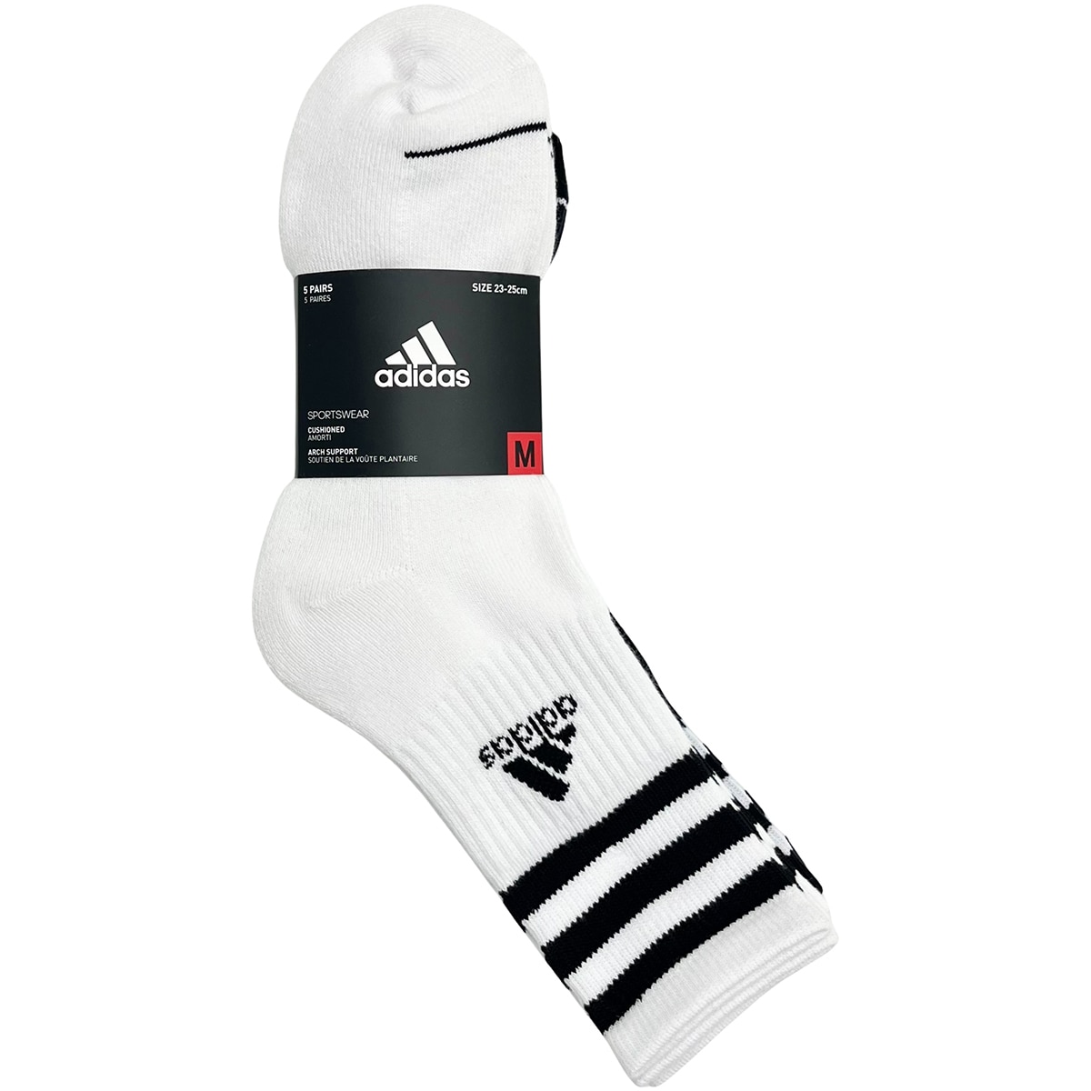 아디다스 성인 장목양말 5족 - 미디움 아쏘트