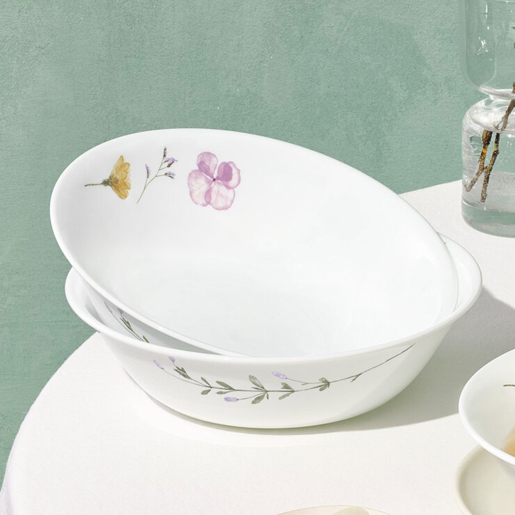 Corelle Press Flower Cold Noodle Bowls 4P 682335