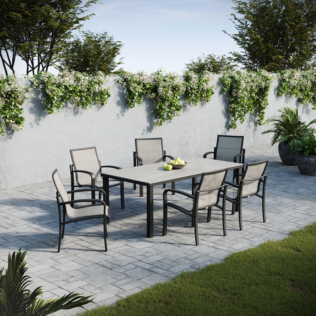 아지오 맥스웰 다이닝 세트 7-piece