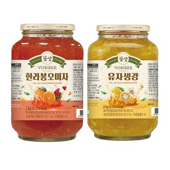 본비 블렌디드 액상차 2kg x 2