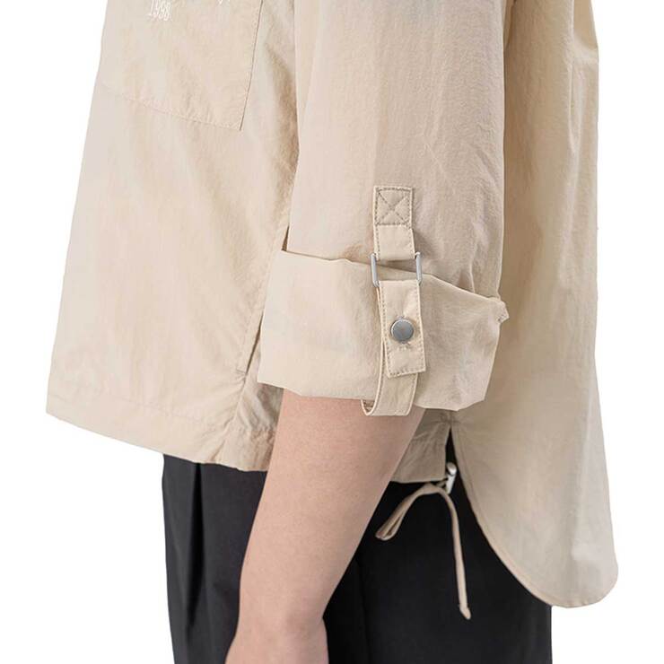 비지트 인 뉴욕 여성 셔츠형 점퍼 - 베이지