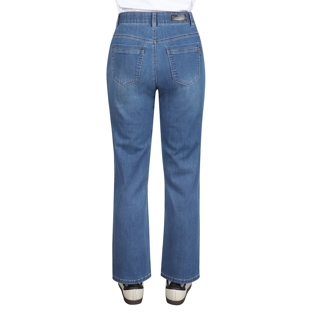 케네스콜 여성 저온스 루즈 스트레이트핏 청바지 - 라이트 인디고, 79(30)