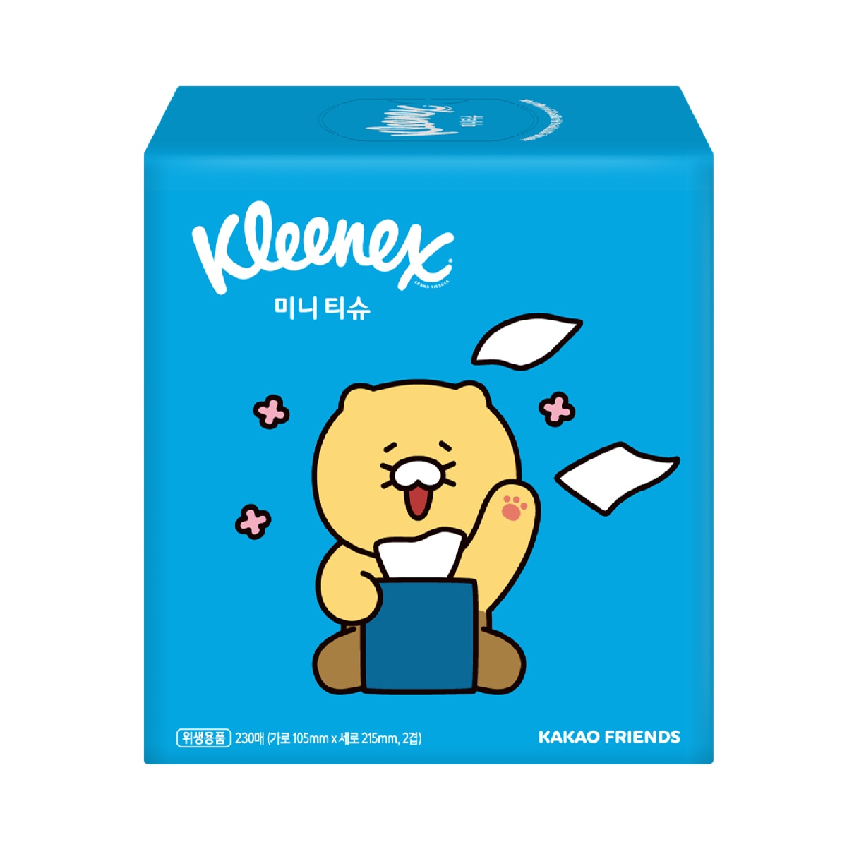 크리넥스 카카오 미니 티슈 230매 x 6 x 3팩