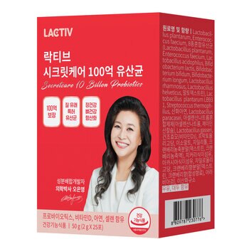 락티브 시크릿케어 100억 유산균 2g x 50포