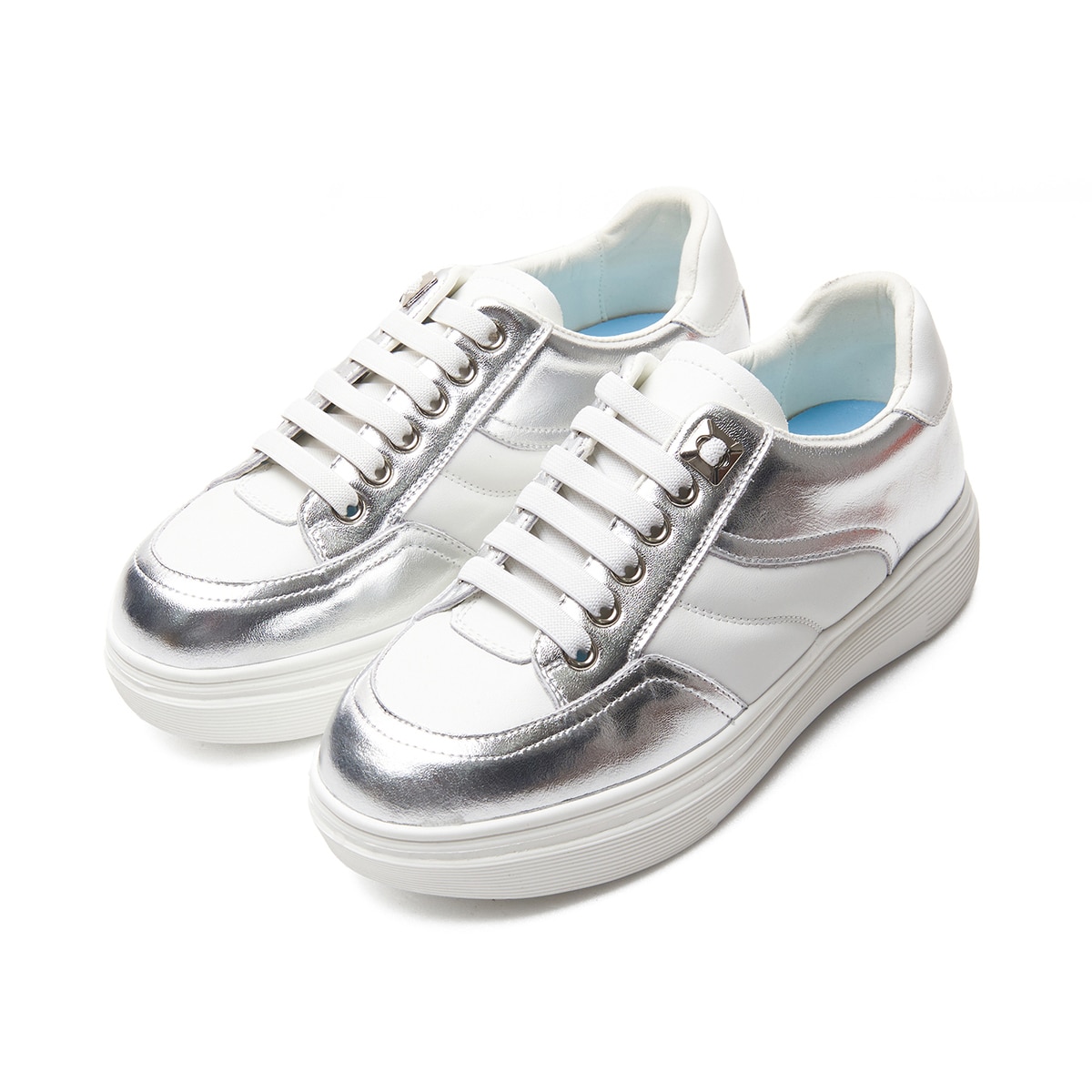 엘리자베스스튜어트 레더 라인 스니커즈