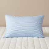 April At Home 알러지케어 다운필 베개 + 커버세트 - 블루