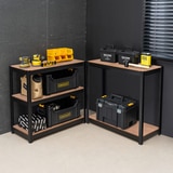 스피드랙 다용도 5단 철제 선반 80 x 40 x 180cm - 블랙 스피드랙 다용도 5단 철제 선반 80 x 40 x 180cm - 블랙