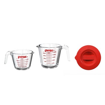 파이렉스 계량컵 세트 3P (500ml, 250ml,뚜껑) 파이렉스 계량컵 세트 3P (500ml, 250ml,뚜껑)