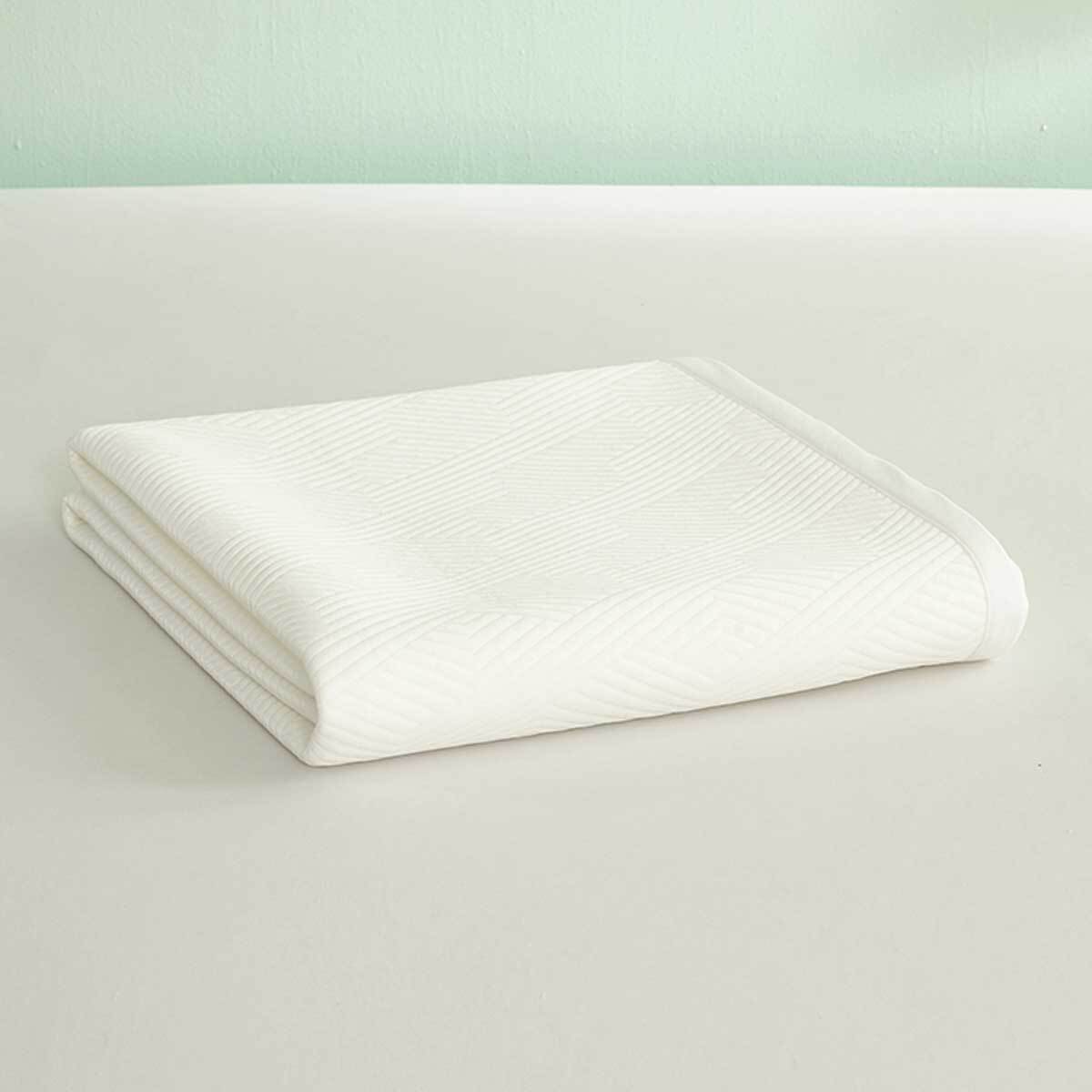 에이프릴엣홈 3중직 아이스 메쉬 패드 - 퀸, 화이트