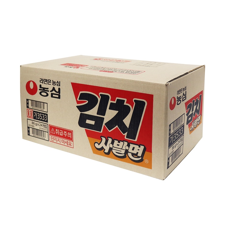 농심 김치 사발면 86g x 24개