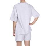 게스 여성 코튼 라운지 상하의 세트 - 라이트 그레이