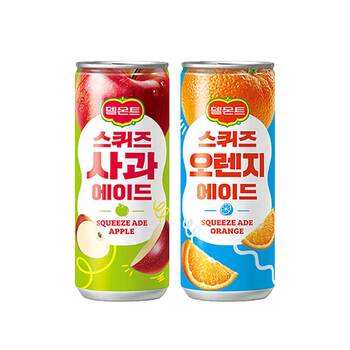 델몬트 스퀴즈 사과/오렌지 에이드 240ml x 30 x 2팩