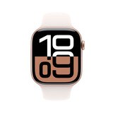 Apple 워치 10 46mm 로즈골드 라이트 블러시 스포츠 밴드 - S/M
