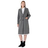 비지트 인 뉴욕 여성 캐시미어혼방 구스안감 코트