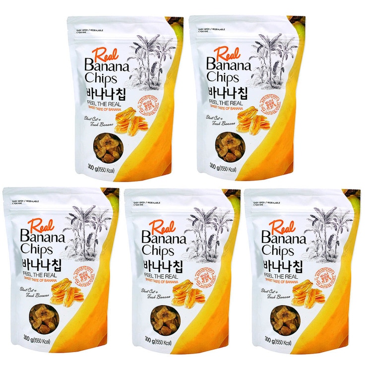 리얼 바나나칩 300g x 5 Costco 코리아