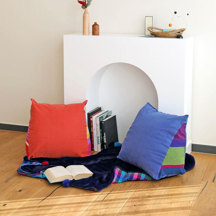 오리고 삼각 쿠션 소형