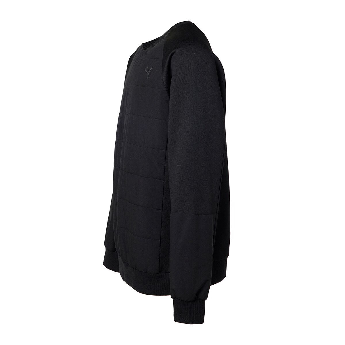 푸마 남성 하이브리드 긴소매 크루티 - 블랙, XXL