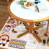한일카페트x브레드이발소 키즈 러그 100x150cm - 도로놀이 빌리지
