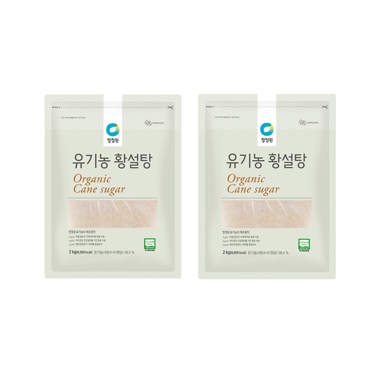 청정원 유기농 황설탕 2kg x 2