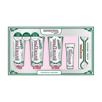 유시몰 화이트닝치약 106g x 3 + 20g + 스퀴져