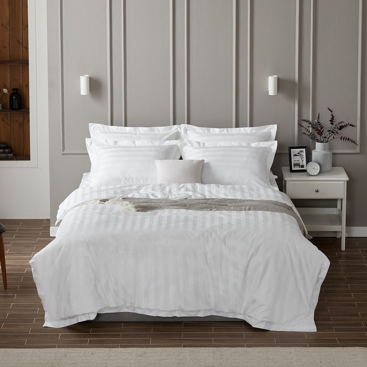 알러텍트 무봉제 호텔 이불 세트 - 퀸