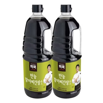 백종원의 만능 장아찌 간장소스 1.8L x 2 / 최소구매 2