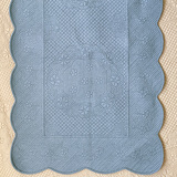 플로티나 피오니 면 소파 러그 70x240cm - 블루