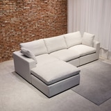 사트바 할로다운 양면 패브릭 소파 4인+ 스툴 사트바 할로다운 양면 패브릭 소파 4인+ 스툴