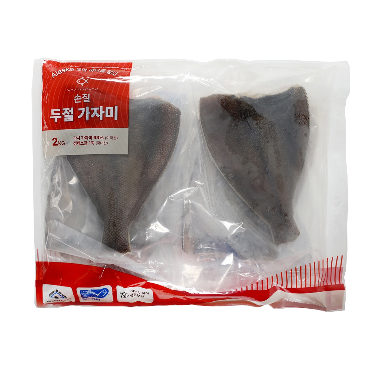 손질두절가자미2KG X 2PACK