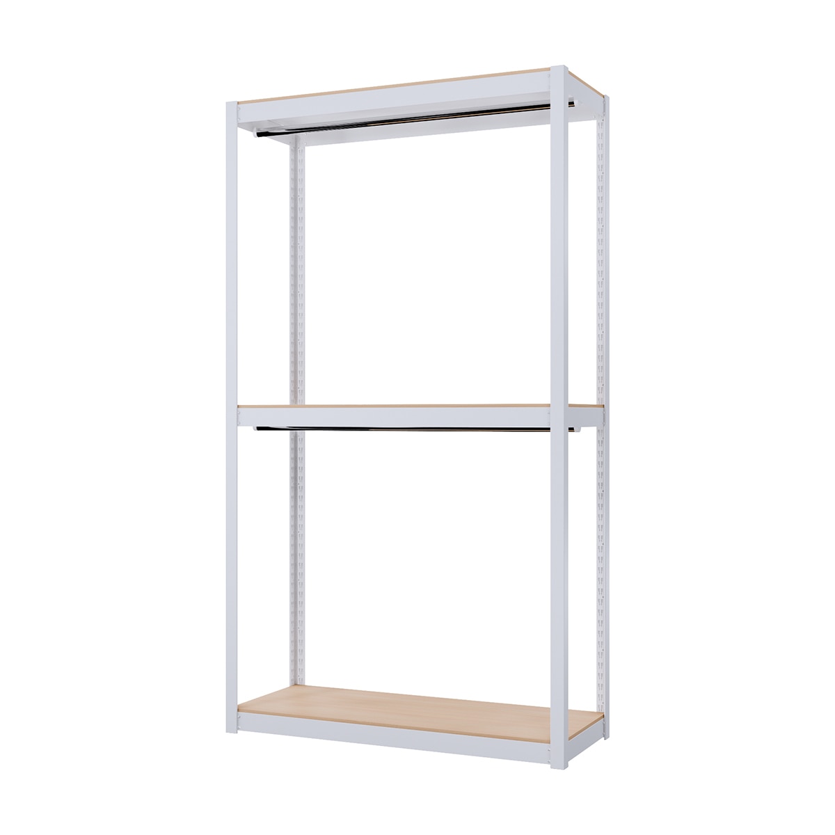 스피드랙 다용도 3단 철제 행거 100 x 40 x 180cm - 화이트 스피드랙 다용도 3단 철제 행거 100 x 40 x 180cm - 화이트