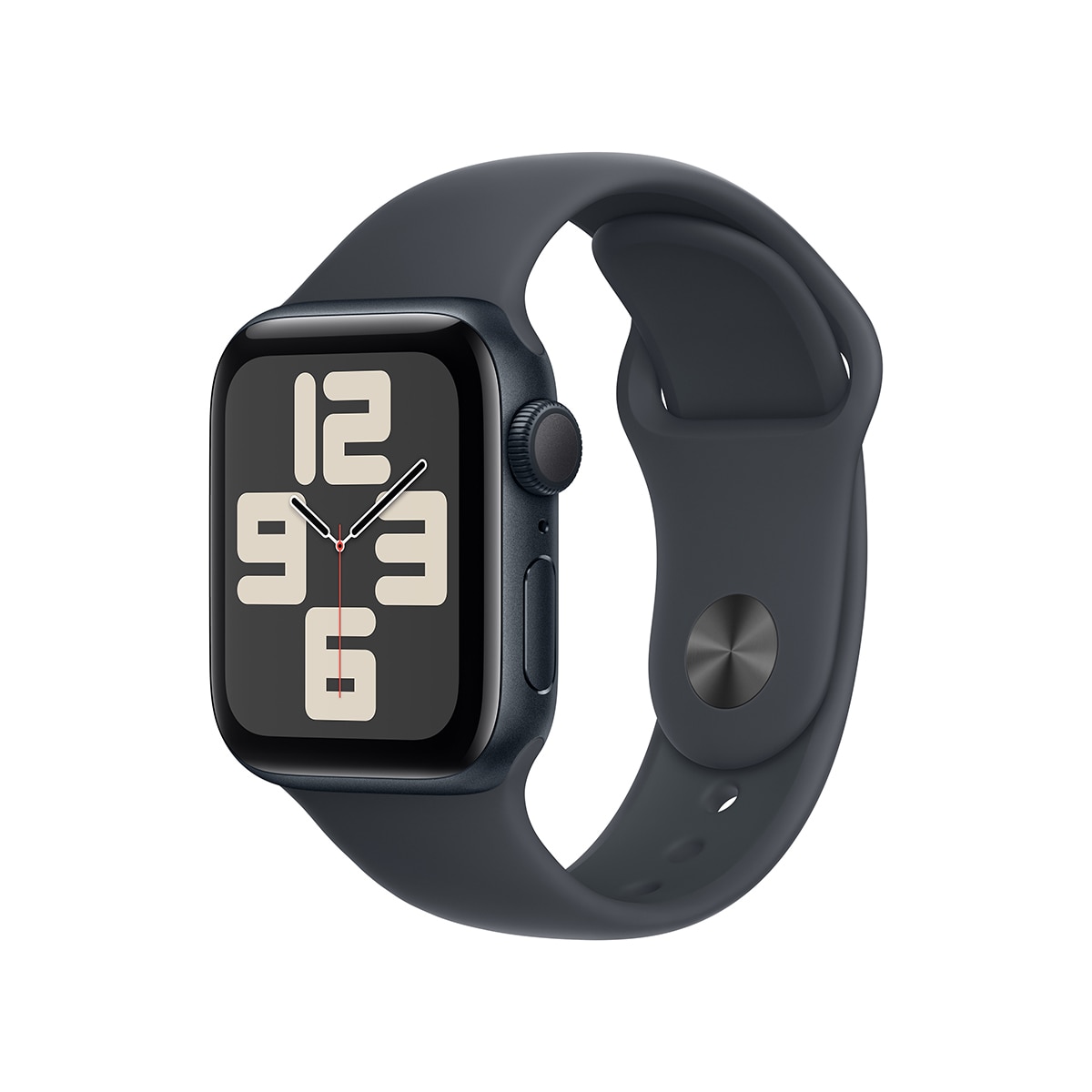 Apple 워치 SE GPS 40mm 미드나잇 알루미늄 스포츠 밴드 - S/M