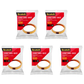 3M 스카치 테이프 리필 600 (24mm*20m) 12개 3M 스카치 테이프 리필 600 (24mm*20m) 12개