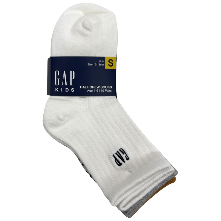 갭 아동 중목 양말 10족 - 6BOY, L(20cm~22cm)