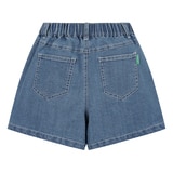 베네통 키즈 데님 반바지 - 여아미드인디고