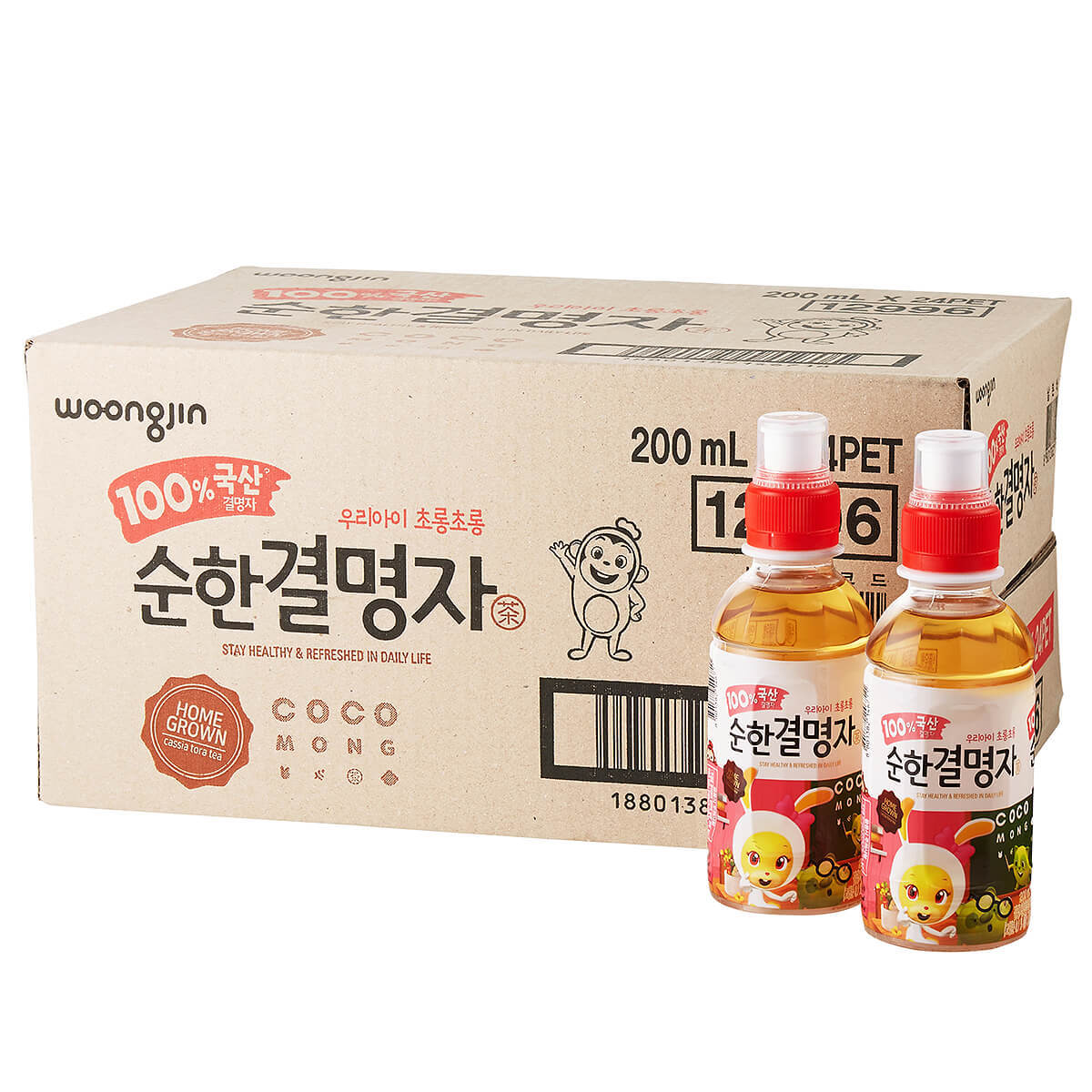 코코몽 순한 결명자 200ml x 24 x 2팩