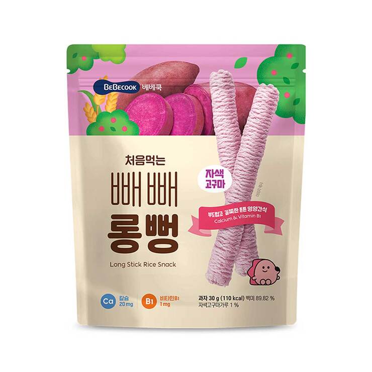베베쿡 처음먹는 빼빼롱뻥 30g x 10
