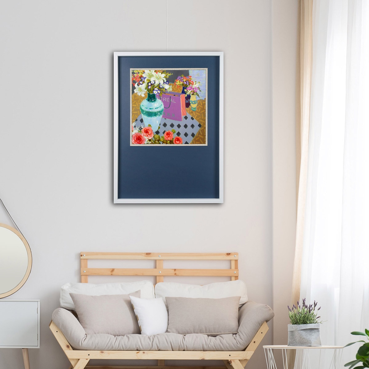 지클레 아트포스터 56x80cm - 꽃의 향연 I
