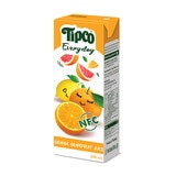 Tipco 오렌지자몽착즙주스 200ml x 24