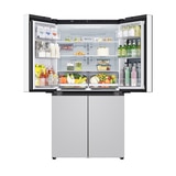 LG 오브제 노크온 냉장고 870L,메탈크림화이트&그레이