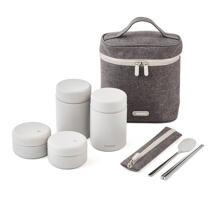 Glasslock Thermal Lunch Box 8P 684706