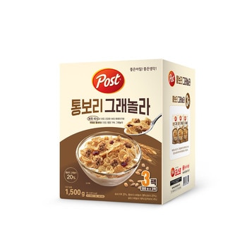 Post통보리그래놀라 500g x 3