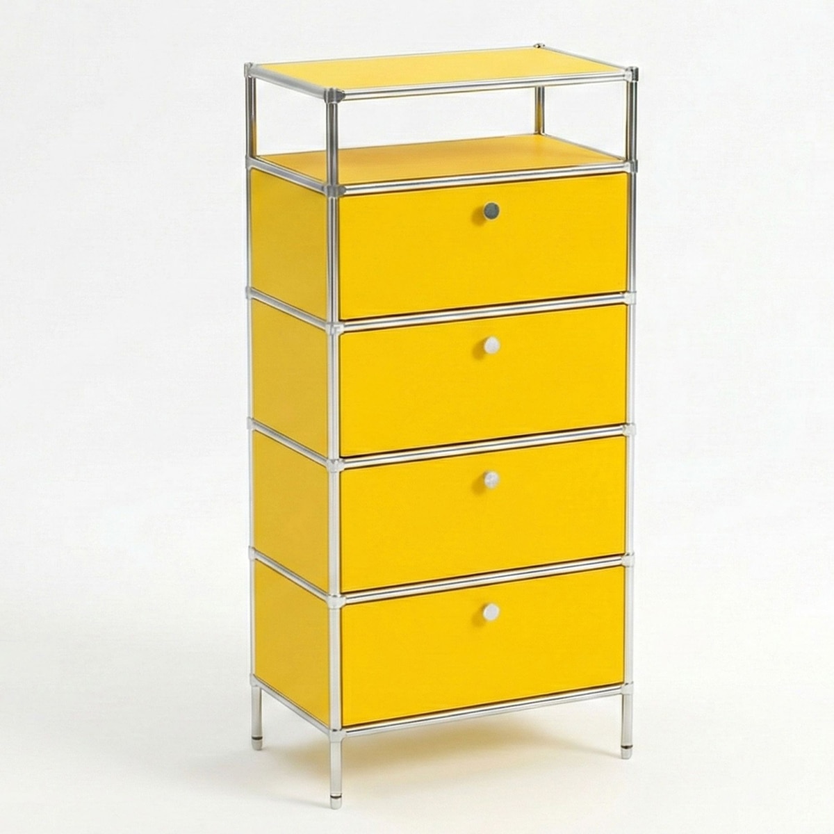 더원 모듈 4단 오픈 서랍장