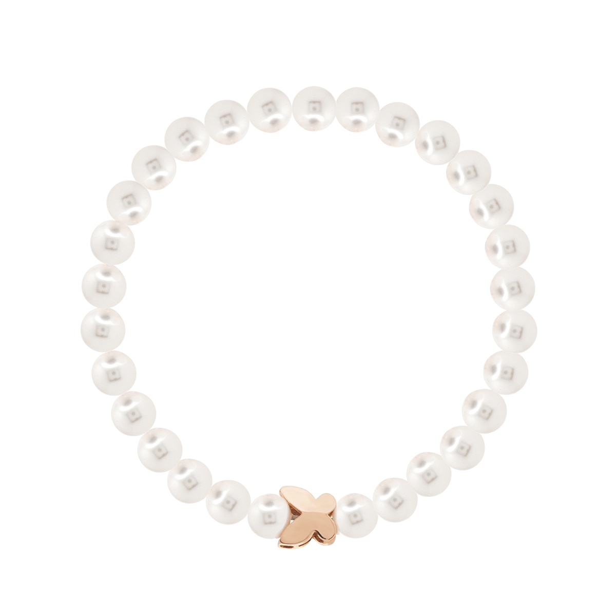 클라베드제이 18K 골드 나비 진주 팔찌 아리엘