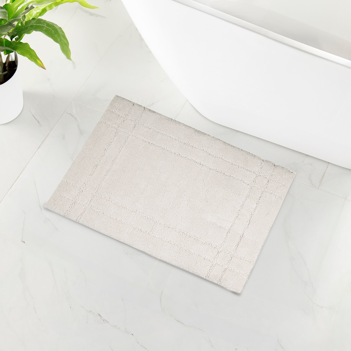 Welspun 멜란지 욕실 매트 2P